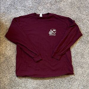 Gildan Maroon Long Sleeve Shirt - MSU - MISSISSIPPI STATE